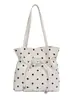 Bolso de mujer de moda, nuevo modelo 2026, bolso de mano versátil para el día a día, estilo casual simple de lunares, bolso cruzado tipo cubo de moda