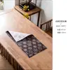 Alfombrilla de Té Bordada en Brocado Dinastías Tang y Song con Brillo Dorado, Alfombrilla de Mesa de Lujo Ligero Inspirada en Zen de Doble Cara, Alfombrilla para Tetera, Alfombrilla de Tela Hecha a Mano