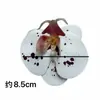 K8Cm Flor Artificial Cabeza de Orquídea Mariposa 3D Película Orquídea Mariposa Flor Falsa Pasador de Pelo con Decoración de Cabeza de Flor Accesorio para el Cabello