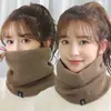 Polaina de Cuello Cortavientos para Ciclismo con Forro Polar de Invierno para Hombre, Calentador de Cuello a Prueba de Frío, Bufanda Térmica Engrosada, Versión Delgada para Mujer