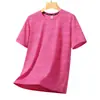 40190kg Camiseta de secado rápido para hombre y mujer, fina de verano, corte holgado, talla grande, camiseta con estampado de camuflaje, top deportivo fresco de manga corta