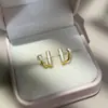 Pendientes de Perlas de Imitación de Doble Capa Estilo Coreano para Mujer, Diseño de Nicho de Lujo Ligero, Pendientes Versátiles, Pendientes Estilo Celebridad de Internet, Tendencia al por Mayor