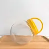 540ml750ml1200ml2500ml garrafa plástica inclinada transparente PET lata plástica portátil barril (K200)