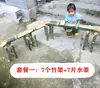 Área de Juego de Arena y Agua para Jardín de Infancia Materiales Juego en Arena Excavar en Arena Juego en Arena Juego en Agua Herramientas para Juego con Agua Canales de Agua de Bambú Agua Corriente Construcción