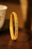 Pulsera de plata esterlina s925 con diseño original chapada en oro de 18 quilates con incrustaciones de filigrana hueca, modelo femenino para madre Su Gong