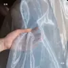 Tela de organza transparente fina suave ropa vestido falda de tul cortina de gasa tela de fondo de boda hilo de hadas hecho a mano