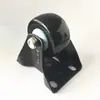 Rueda giratoria de diamante dorado engrosada de 1.5 pulgadas, 1.6 pulgadas, 2 pulgadas, rueda universal sin marcas, resistente al desgaste, silenciosa, de poliuretano PU, totalmente negra