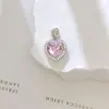 Colgante Nuevo Más Vendido Colorido Colgante de Corazón con Moda Clásico Versátil Gama Alta Sin Decoloración Colgante para Mujer
