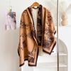 Nueva bufanda de cachemira con estampado de doble cara retro para mujer, moda de invierno, chal grueso, elegante y cálido que combina con todo.