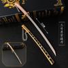 Animação de Jogo Shenyu Espada Relógio Destino Arredores Arya Costurando Roupas Preto Dourado Guli Han Sabre de Luz Intérprete