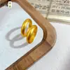 Anillo Sencillo Igual para Hombres y Mujeres de Gold Store, Color Oro Imitación, Alta Retención de Color, Herencia de Método Antiguo, Anillo Ancho con Textura Mate