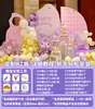 Cenário de Decoração de Aniversário de 10 Anos do Cinnamoroll 10 Meninas 12 Anos Kuromi Parede de Fundo de Festa Placa KT