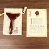 Peine de Belleza Redondo Imitación Cuerno de Carnero Palo de Masaje Meridianos de Sándalo para Cara y Cuello