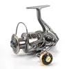Nuevo Modelo Carretes de Pesca para Señuelos, Carretes de Pesca Giratorios Completamente Metálicos, Carretes de Pesca para Lanzamiento a Larga Distancia, Bobina Inclinada, Carretes de Pesca para Pesca de Roca, Mayoreo