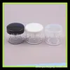 Caja redonda blanca 20g caja de ungüento tarro de crema 20g set de viaje tarro de crema caja redonda con polvo de purpurina