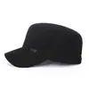 Sombrero Otoño e Invierno Papá Abuelo Sombrero para Mediana Edad y Personas Mayores Sombrero de Lana Cálido para Hombre Engrosado Más Terciopelo Protección para las Orejas Gorra Plana Transfronterizo