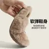 Pantuflas de algodón con suela suave y forro de felpa para mujer, nuevo estilo otoño/invierno 2026, antideslizantes, cómodas, de felpa, engrosadas y cálidas para uso en interiores
