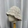 Gorro tejido a mano de colores mixtos estilo coreano, sombrero de lana moderno, nuevo gorro slouchy de otoño e invierno, sombrero versátil casual para clima frío
