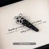 Grampo de Cabelo Flor com Strass de Bolinhas para Mulheres, Presilha Lateral para Testa, Presilha para Franja, Grampo para Fios Soltos, Novo Acessório de Cabelo de Alta Qualidade 2025