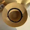 Nuevo sombrero de paja decorado con lazo para mujer, sombrero de sol versátil de ala ancha para salidas de vacaciones de verano en la playa