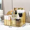 Xinjiang puede enviar caja de almacenamiento transparente de escritorio para cosméticos estante portalápices de tocador caja de almacenamiento transparente simple lugar