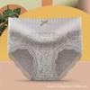 Calcinhas Femininas Sem Costura Antibacterianas com Controle de Barriga, Modelador Levanta Bumbum, Forro 100% Algodão, Acabamento em Renda, Calcinhas Femininas Plus Size