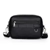 Nueva bolsa cruzada para hombre transfronteriza, bolso de hombro de PU a cuadros, bolsa de almacenamiento, bolsa para teléfono, bolsa simple casual para viajes cortos