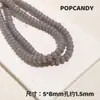 Contas de Ábaco, Contas Espaçadoras de Vidro Colorido com Furo Reto, Pulseira, Colar, Pingente de Carro, Acessórios de Joias Artesanais Multicor, Decoração com Contas de Material