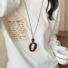 Nuevo Collar Largo Hueco Estilo Chino Forma de Gota de Agua para Mujer, Cadena de Suéter Retro de Lujo Ligero de Alta Gama, Accesorio Simple y Versátil para Cuello Halter