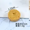 Miniatura de Lingote de Oro Simulado Joyería Accesorios para Manualidades Resina Decoraciones Creativas para Inauguración de Casa Adornos de la Fortuna Venta al por Mayor