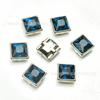 Atacado 8/10mm quadrado sem garras bainha costura à mão furador não gancho roupas sapatos bolsa de casamento presilha de cabelo DIY furador de colar