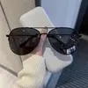 2025 Nuevo Metal Marco Grande Espejo Sapo Gafas de Sol de Moda de Gama Alta para Hombre Gafas de Sol para Conducir Envío Gratis