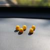 Accesorios para coche de pollo adornos muñeca linda dibujos animados adornos consola central coche espejo retrovisor salida de aire interior del coche