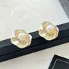 Aretes de Flor de Camelia con Goteo de Aceite Esmaltado Verde Menta Verano Pequeños Frescos Zirconia Pendientes de Temperamento Elegante para Mujeres