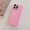 Capa de Celular Simples Colorida 18Pro Iphone15 Capa Protetora Macia 11 Adequada para Apple Xr Fosca 8P Cobertura Total
