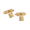 Nuevo en stock, mini candado cuadrado de metal de 16 mm para papelería, candado decorativo para diario, candado falso colgante creativo DIY