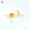 Acessórios para Joias DIY: Contas Espaçadoras de Abóbora, Contas de Lingote, Contas de Cobre Dourado Antigo Estilo Areia Dourada com Furo Grande, Estilo Artesanal