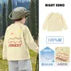 Camiseta de Manga Larga de Algodón Puro para Niños Europeos Estilo Otoño 2026 Ropa Nueva Ropa Infantil Niños Medianos y Mayores Top Estilo Primavera y Otoño para Niños