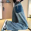 Jeans Rectos de Color Blanco Cremoso para Mujer Otoño Delgados 2024 Primavera y Otoño Cintura Alta Pequeña Pantalones Blancos Anchos