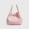 Bolso Cubo de Mano Estilo Coreano Grano de Lichi para Mujer 2026 Nuevo de Moda Tendencia Bolso Cesta de Picnic de Gama Alta Bolso Cruzado Versátil