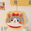 Toalha de Mão Fofa Toalha de Mão de Cozinha Pendurada Toalete Absorvente de Água Espessada de Três Camadas Pano de Limpeza Doméstico Lenço Infantil