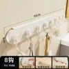 Gancho com Ventosa para Pendurar Atrás de Portas, Montado na Parede para Banheiro, Cozinha, Quarto, Cabideiro, Armazenamento, Ventosa Forte, Gancho Adesivo de Alta Resistência