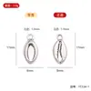 Yt334 Diente de Plata Antiguo DIY Accesorios de Joyería de Aleación de Zinc Pulsera Pequeña Fresca Colgante Suministro Directo de Fábrica