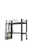 Cama litera para dormitorio de estudiante universitario Cama combinada Cama para adultos para el hogar Apartamento Cama de hierro forjado Apartamento pequeño Cama elevada alta y baja