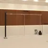 Estante de exhibición para tienda de ropa acero inoxidable negro montado en la pared perchero para colgar ropa oferta especial del comprador estante de exhibición de ropa estante para tienda de ropa de mujer