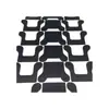 Almohadillas de Pie de Silicona Eva Cortadas a Medida, Almohadillas de Goma con Malla Impermeables, Almohadillas Resistentes a Altas Temperaturas, Almohadillas Antideslizantes Autoadhesivas para Muebles y Electrodomésticos