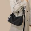 Bolso Cruzado de Verano para Mujer 2026 Estilo Nuevo Bolso Sencillo para la Axila Bolso Casual de Lona Bolso de Hombro Tipo Almohada Bolso Pequeño Bolsos