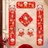 Pareados de Año Nuevo 2027 para el Año del Cordero, decoraciones de Año Nuevo para la puerta principal, artículos de Año Nuevo para exhibición y decoraciones de Año Nuevo