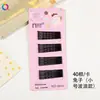 Set de Pinzas para el Cabello de Dibujos Animados Pintura Negra Mate Pinza para Flequillo Cabello 20 Pinzas de Una Palabra En Cajas Pinza Lateral Simple A33
