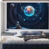 Fondo de Tela para Transmisión en Vivo Cielo Estrellado Galaxia Decoración Universo Galaxia Dormitorio Sala de Estar Dormitorio Energía Cósmica Tela Colgante Tierra